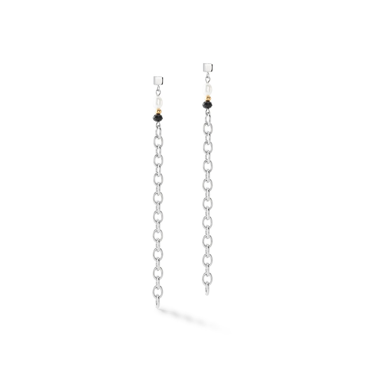 Art Deco Elegance earrings bicolour — изображение 5