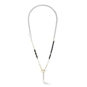 Art Deco Elegance necklace bicolour