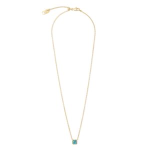 Birthstone December Necklace Turquoise Gold