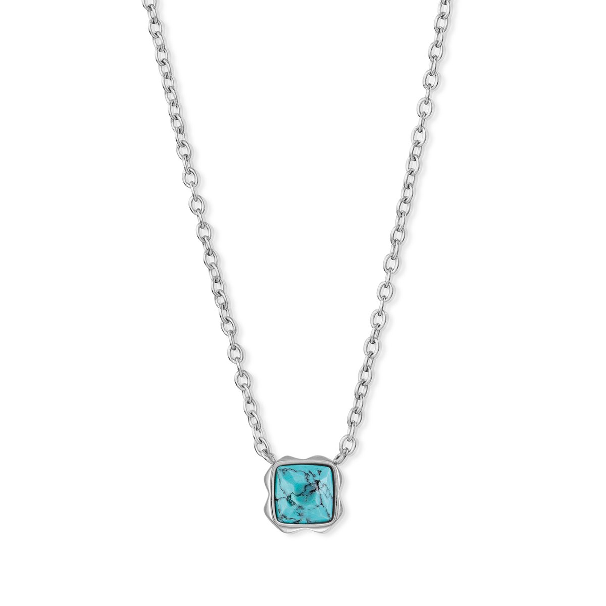 Birthstone December Necklace Turquoise Silver — изображение 2