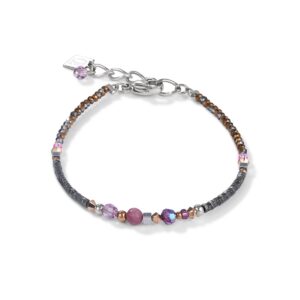 Bracelet Amulet small Crystals & lepidolite amethyst