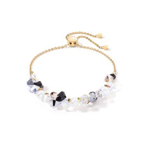 Bracelet Dancing Crystals & Pearls silver-black