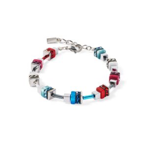Bracelet Modern Future Cube blue-red