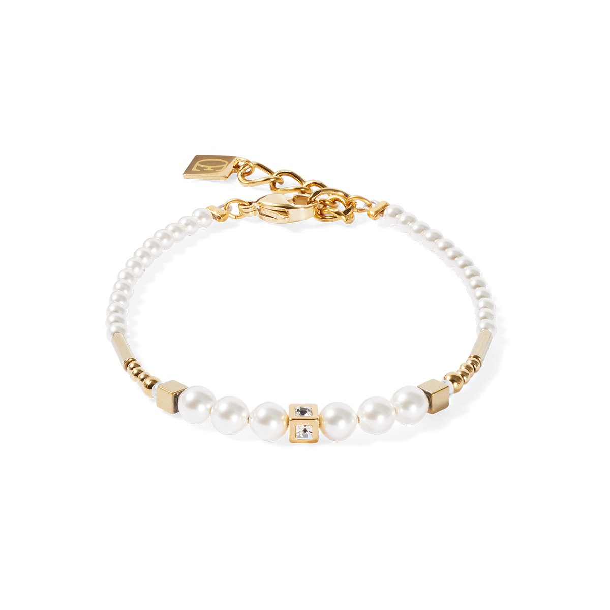 Bracelet Shimmering Princess Pearls gold-white