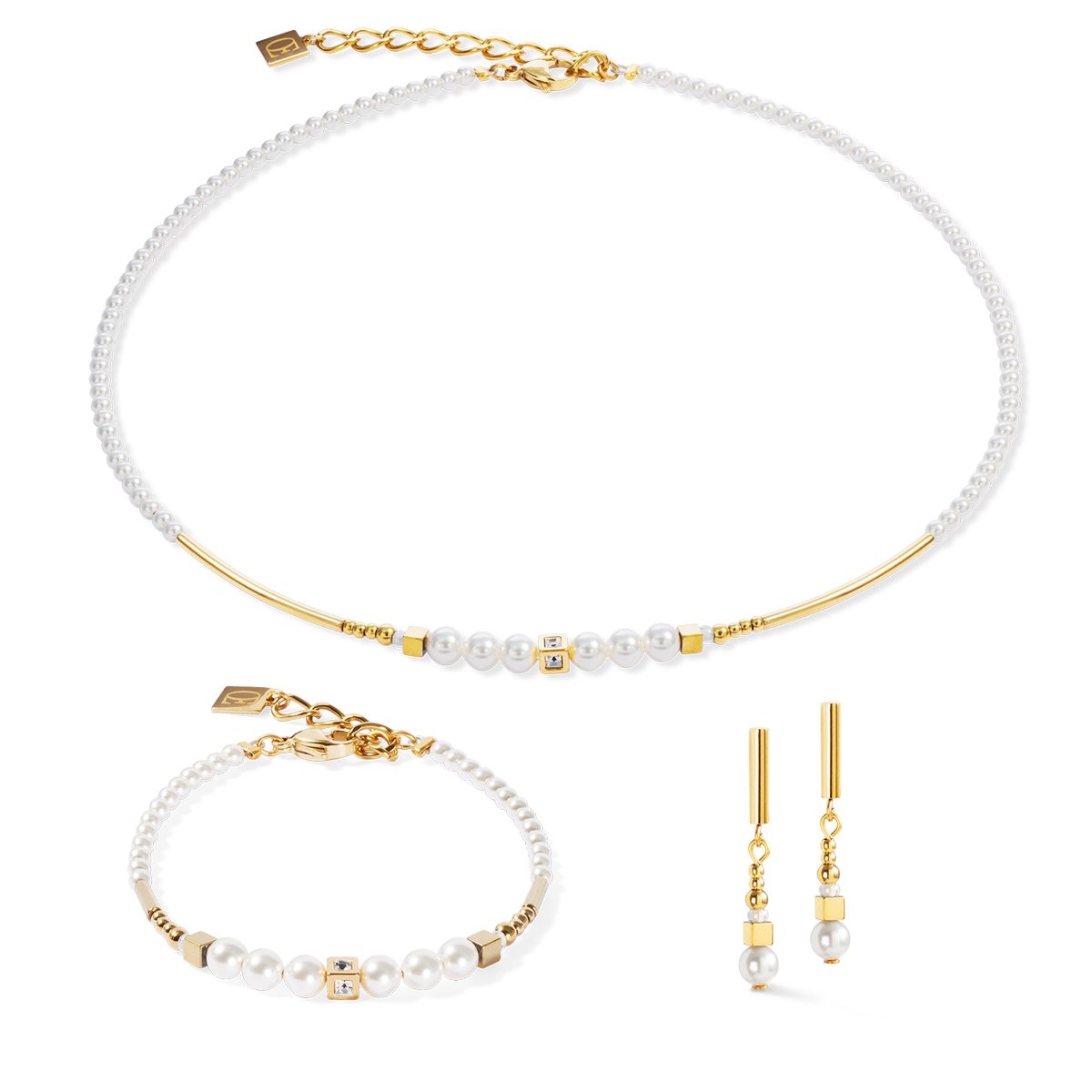 Bracelet Shimmering Princess Pearls gold-white — изображение 3