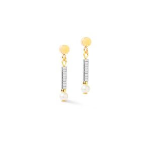 Earrings Edge & Grace silver-gold