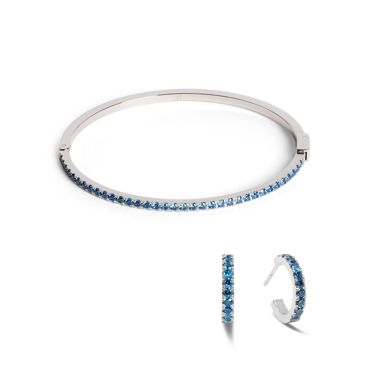 Eternal Love bangle silver-blue — изображение 3