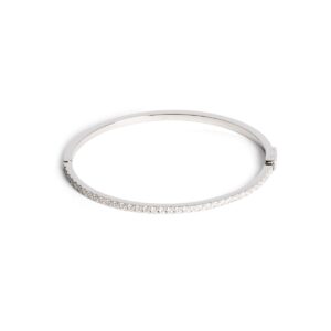 Eternal Love bangle silver-crystal