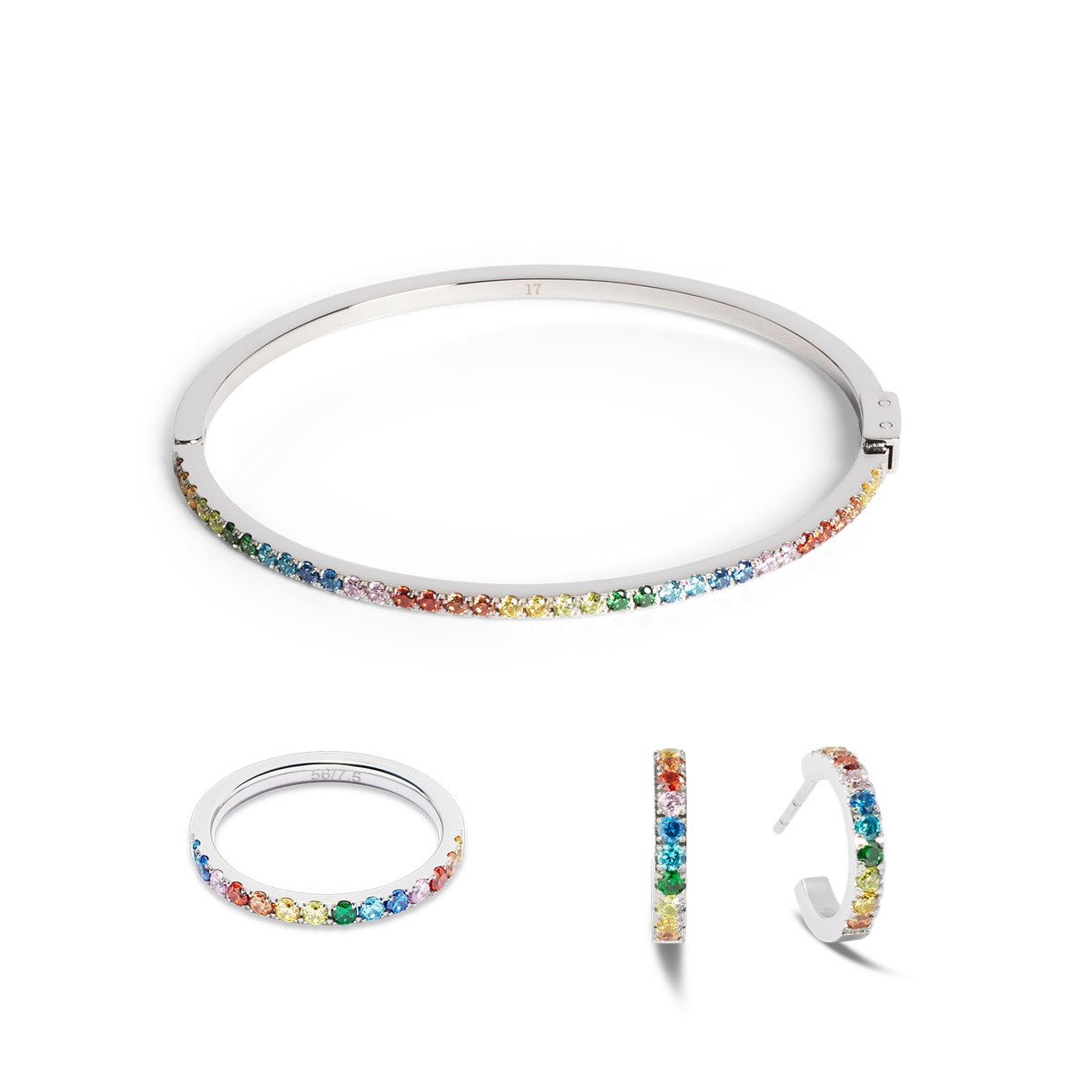 Eternal Love bangle silver-multicolour — изображение 3