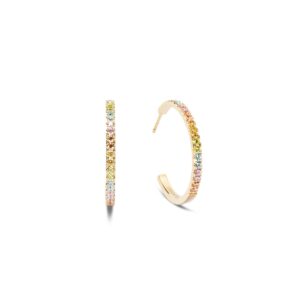 Eternal Love Hoop big gold-multicolour pastel