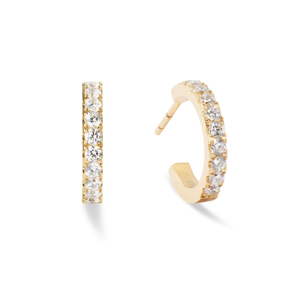 Eternal Love Hoop mini gold-crystal — изображение 2