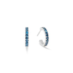 Eternal Love Hoop mini silver-blue