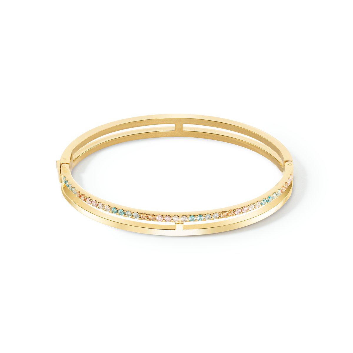Eternal Unity Bangle gold-multicolour pastel