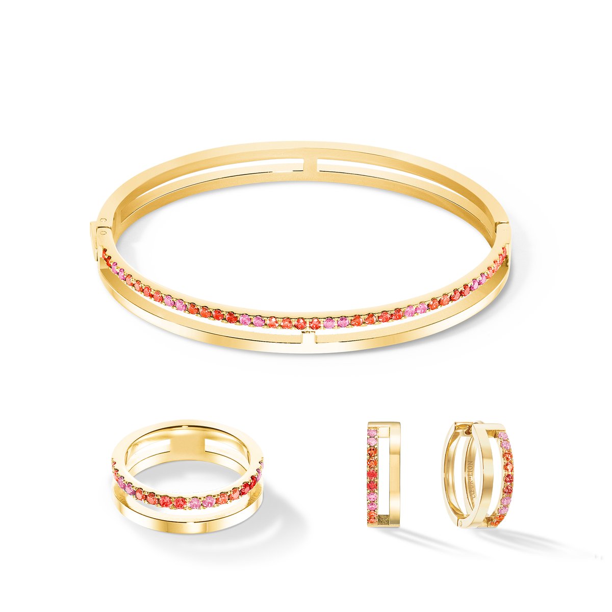 Eternal Unity Hoops gold-red — изображение 3