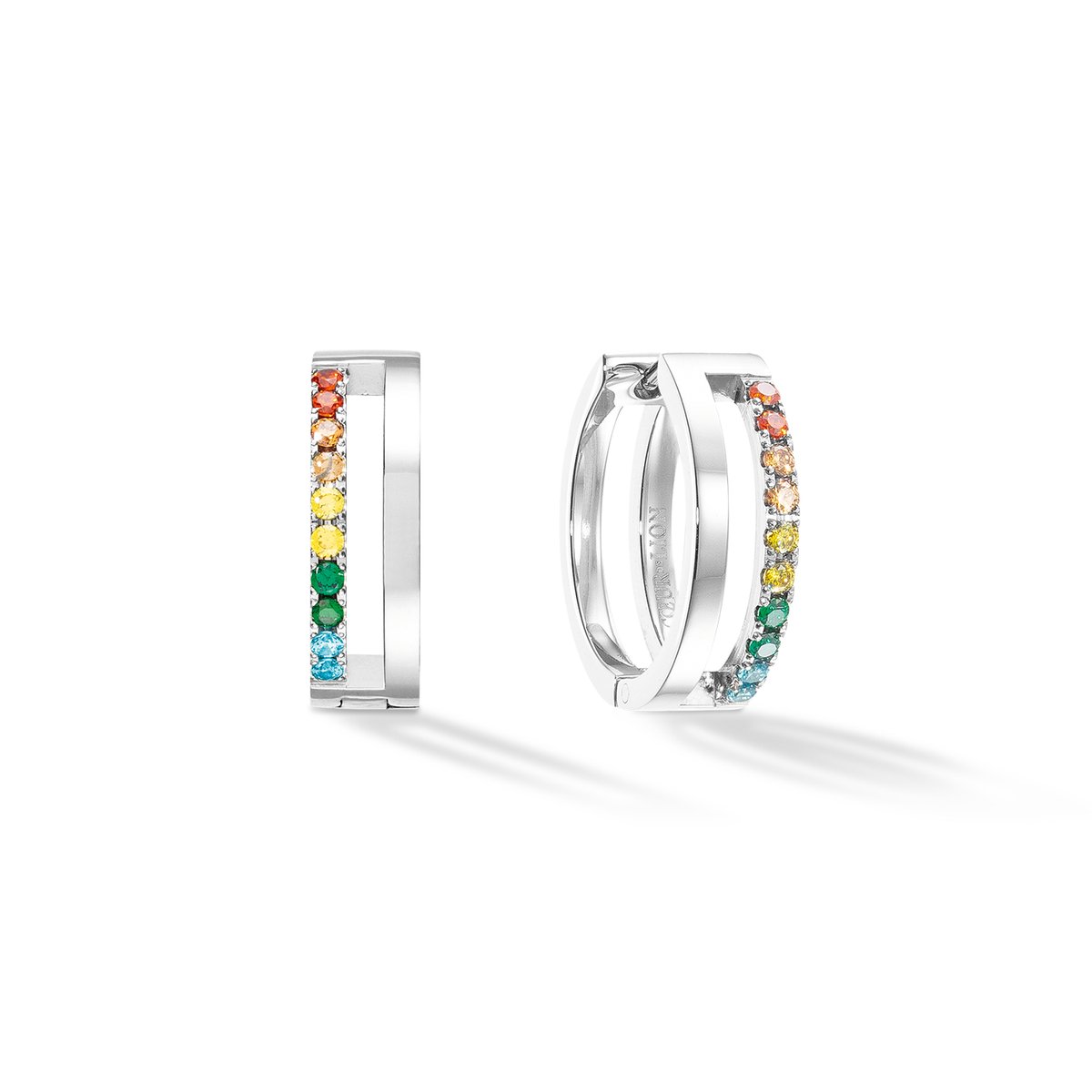Eternal Unity Hoops silver-multicolour