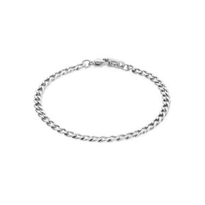 Extension chain 21 cm silver