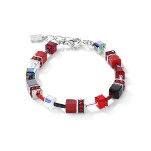 GeoCUBE® Bracelet red-haematite