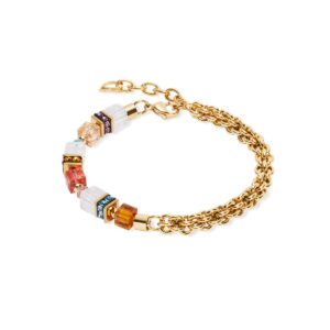 GeoCUBE® Fusion Summer bracelet gold-sunset