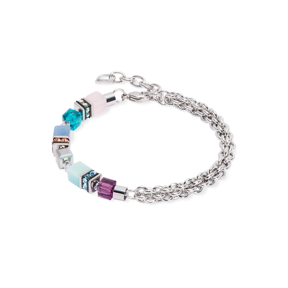 GeoCUBE® Fusion Summer bracelet silver-couture