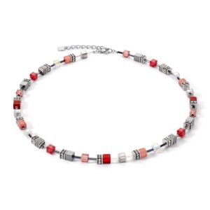 GeoCUBE® Iconic 50 cm necklace red