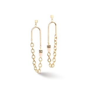 GeoCUBE® Iconic Boho earrings gold-multicolour