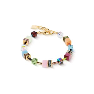 GeoCUBE® Iconic bracelet Art Nouveau gold