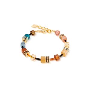 GeoCUBE® Iconic bracelet Earth Mirage gold