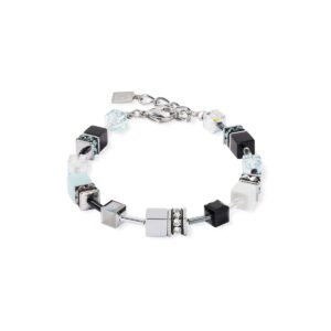 GeoCUBE® Iconic Bracelet Ice Serenity silver