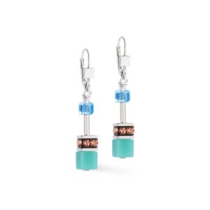GeoCUBE® Iconic earrings Magic silver