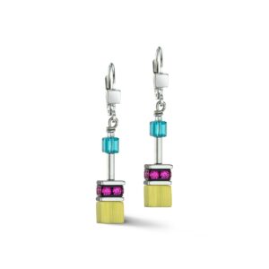 GeoCUBE® Iconic earrings Multicolour Fancy