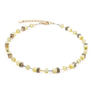 GeoCUBE® Iconic Mono Gold necklace yellow