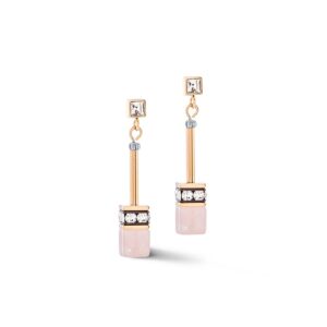 GeoCUBE® Iconic Nature Chain earrings rose