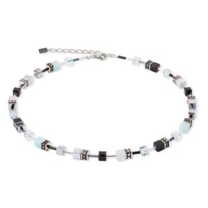 GeoCUBE® Iconic necklace Ice Serenity silver