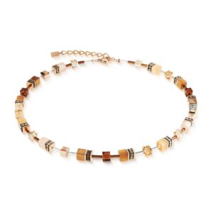 GeoCUBE® Iconic Necklace Mocha Mousse