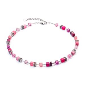GeoCUBE® Iconic necklace Viva Magenta