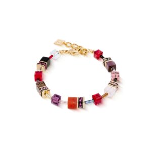 GeoCUBE® Iconic Precious bracelet Festive red