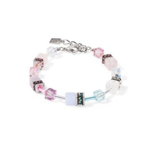 GeoCUBE® Iconic Precious bracelet pink-lilac