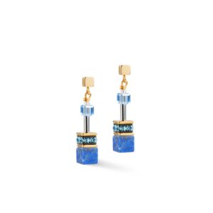 GeoCUBE® Iconic Precious earrings blue