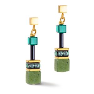 GeoCUBE® Iconic Precious earrings green