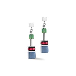 GeoCUBE® Iconic Precious earrings Multicolour Delight