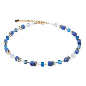 GeoCUBE® Iconic Precious necklace blue