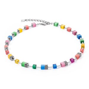 GeoCUBE® Iconic Pure Necklace Rainbow