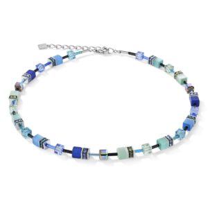 GeoCUBE® Necklace blue-green
