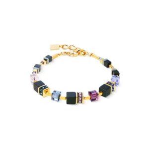 GeoCUBE® Precious Classic bracelet Blue Moon gold