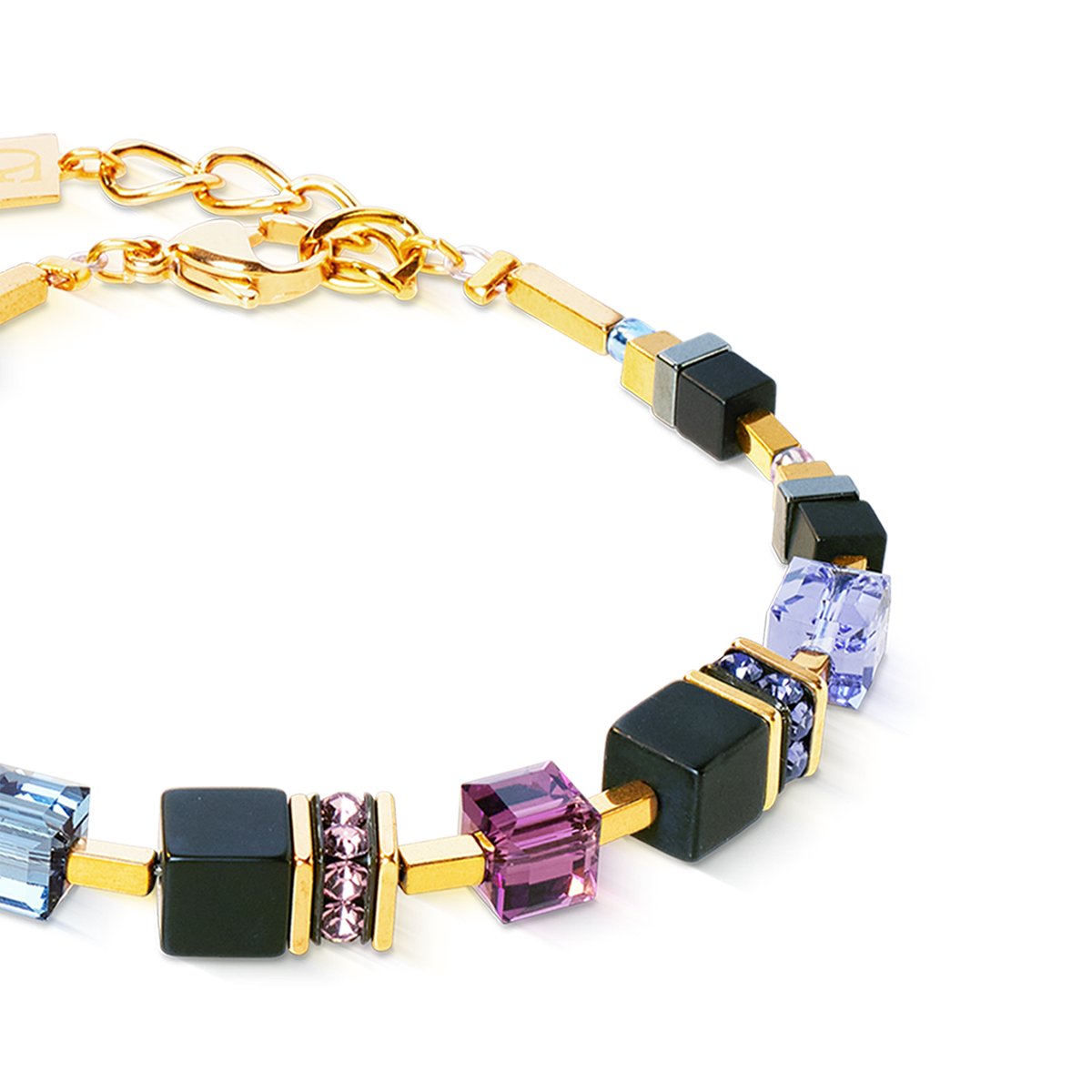 GeoCUBE® Precious Classic bracelet Blue Moon gold — изображение 2