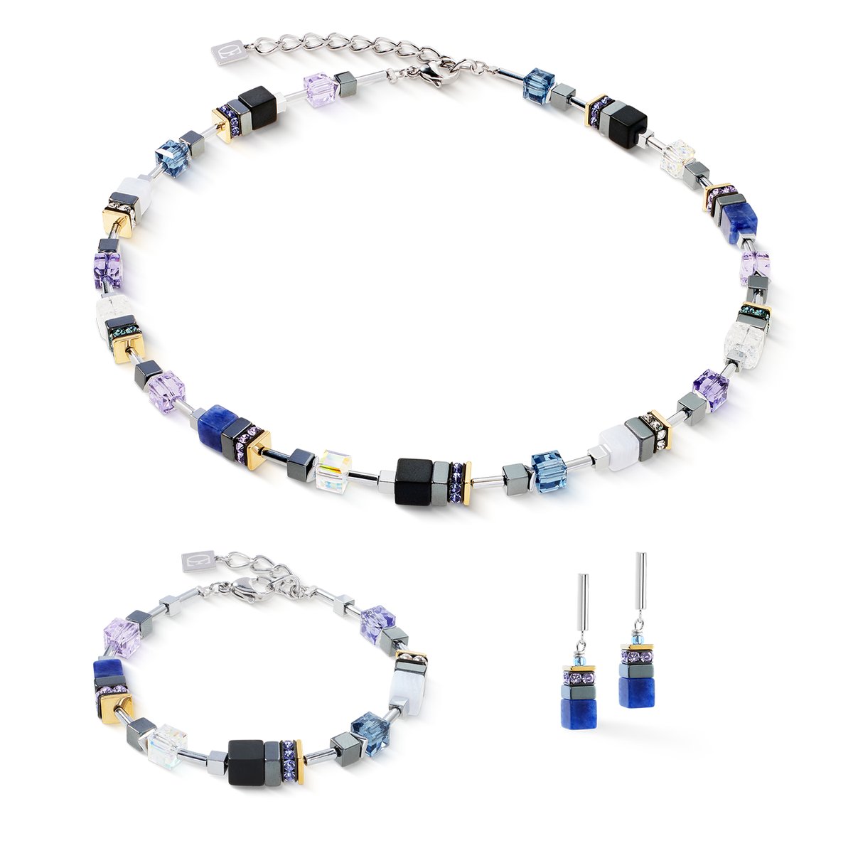 GeoCUBE® Precious Motion bracelet Blue Moon Bicolour — изображение 3