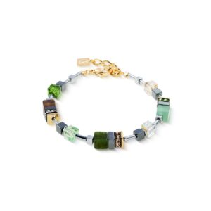GeoCUBE® Precious Motion bracelet Forest Light gold