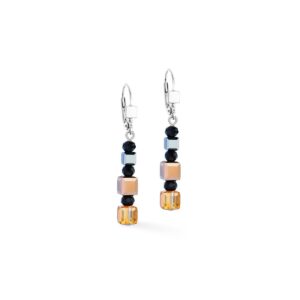 GeoCUBE® Precious Nature earrings tricolour