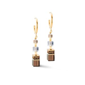 GeoCUBE® Precious Statement earring golden Blush