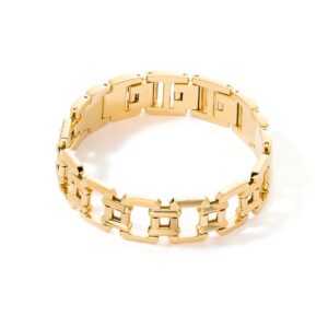 Jewellery bracelet stainless steel gold